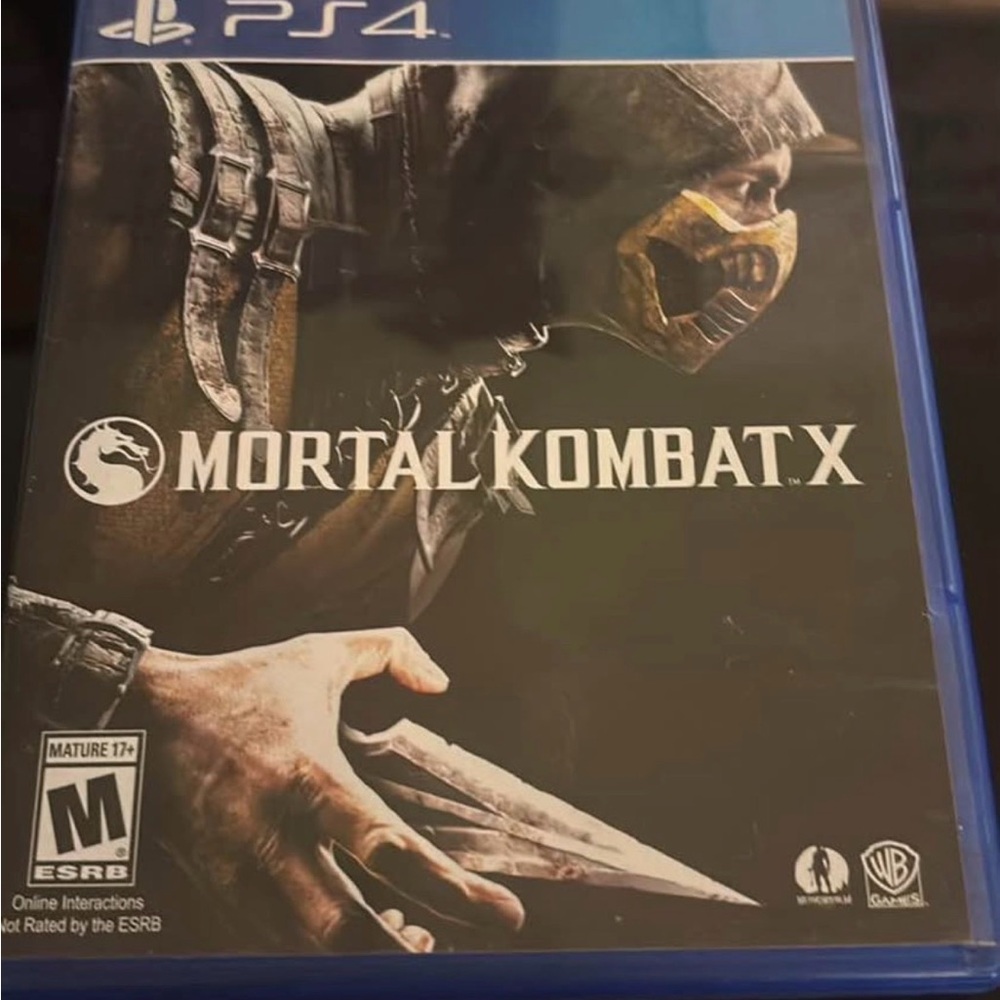 Mortal Kombat X for PS4 - Blue Case